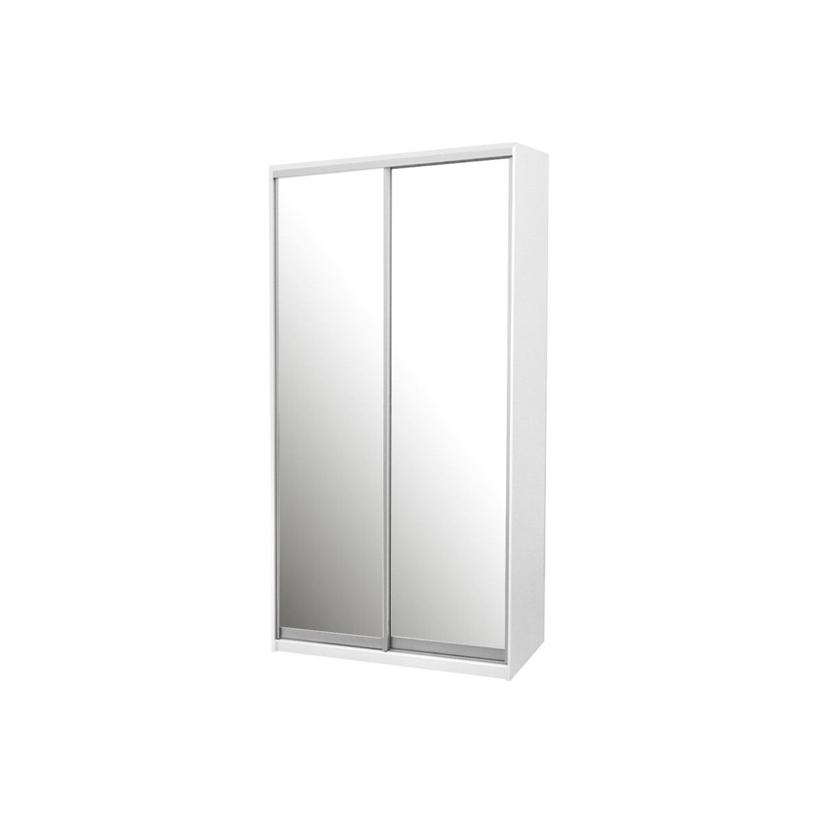 

Skříň 2D 1200x600x2400, 2 zrcadla, bílá