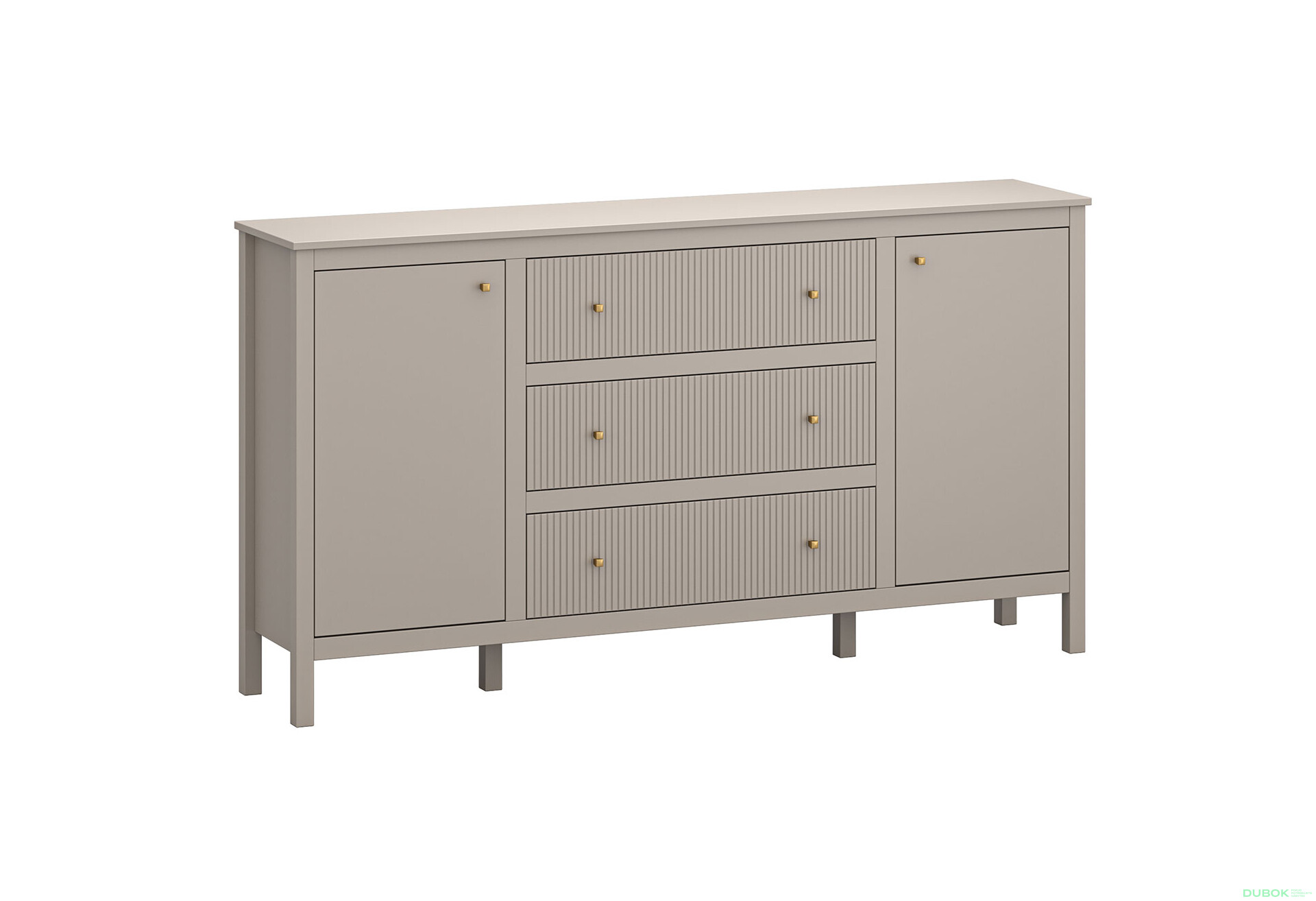 Fotografie 1 - Komoda 2d3s (E) taupe Kleo