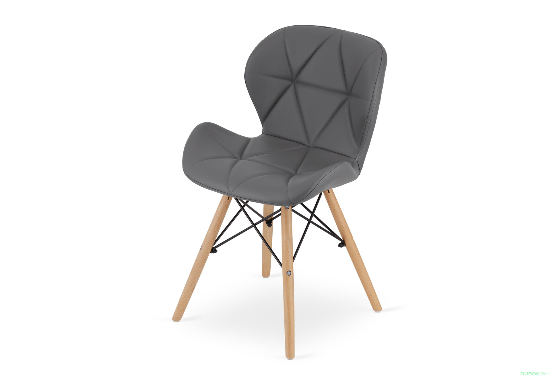 Sada kulatý stůl TODI 80 černý + 4 židle LAGO šedé - Fotografie 7 Fotografie 7 - Sada kulatý stůl TODI 80 černý + 4 židle LAGO šedé