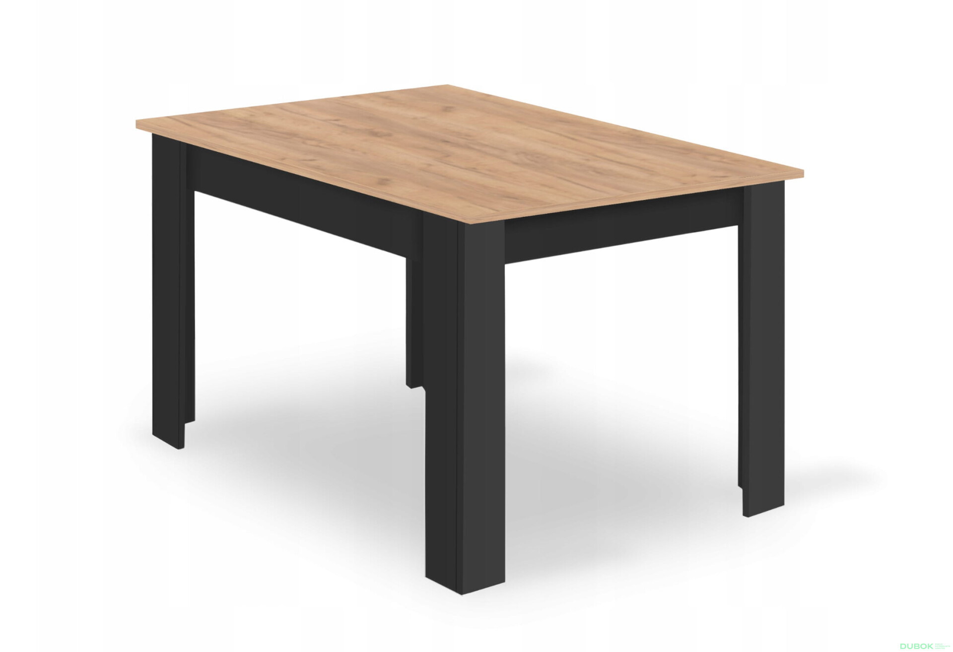 Sada obdélníkový stůl 120x80 craft + 4 židle MARK černé - Fotografie 10 Fotografie 10 - Sada obdélníkový stůl 120x80 craft + 4 židle MARK černé