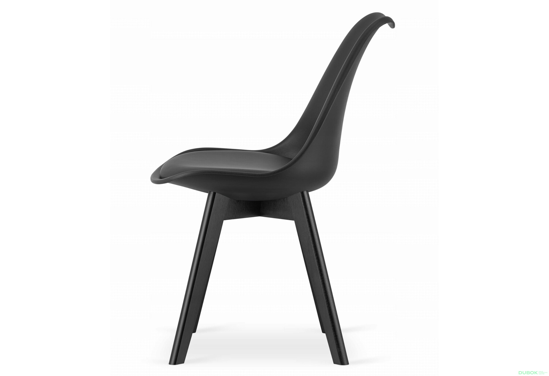 Sada obdélníkový stůl 120x80 craft + 4 židle MARK černé - Fotografie 3 Fotografie 3 - Sada obdélníkový stůl 120x80 craft + 4 židle MARK černé