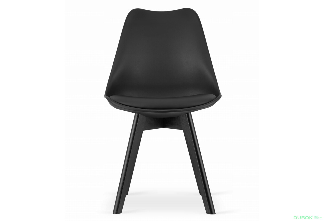 Sada obdélníkový stůl 120x80 craft + 4 židle MARK černé - Fotografie 4 Fotografie 4 - Sada obdélníkový stůl 120x80 craft + 4 židle MARK černé