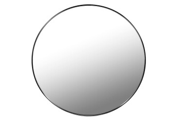 Zrcadlo 50 cm černý rám