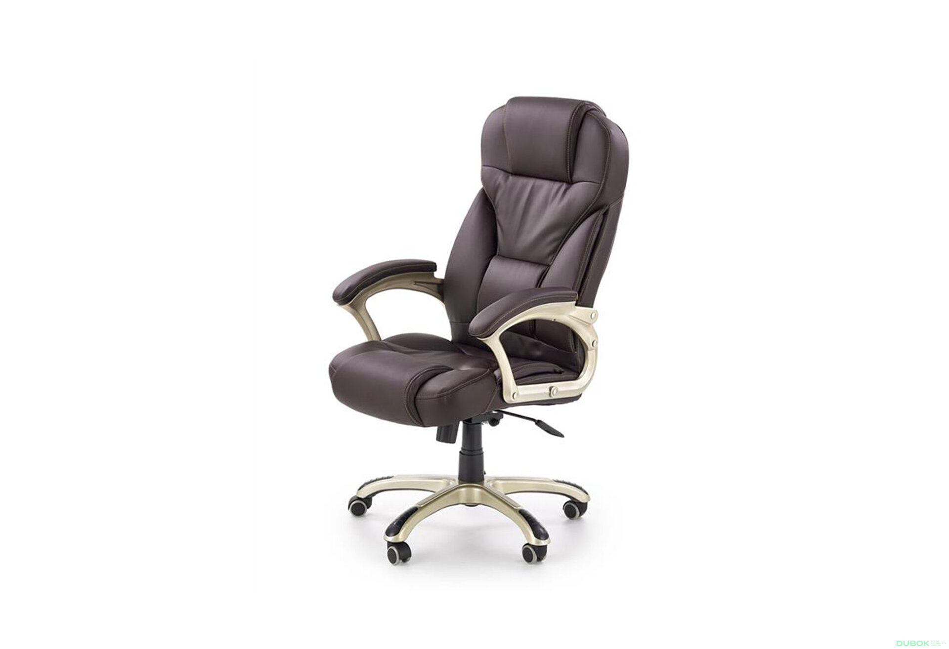 Fotografie 1 - Otočné křeslo Desmond tmavě hnědý