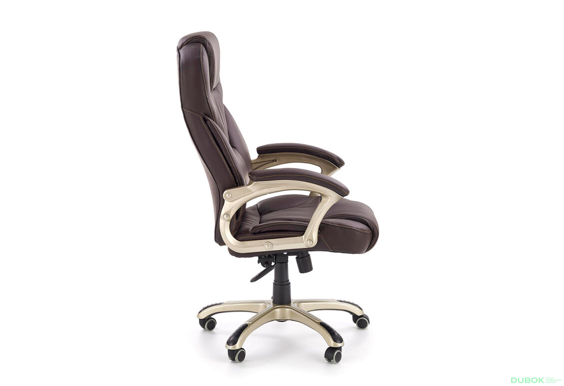 Fotografie 4 - Otočné křeslo Desmond tmavě hnědý