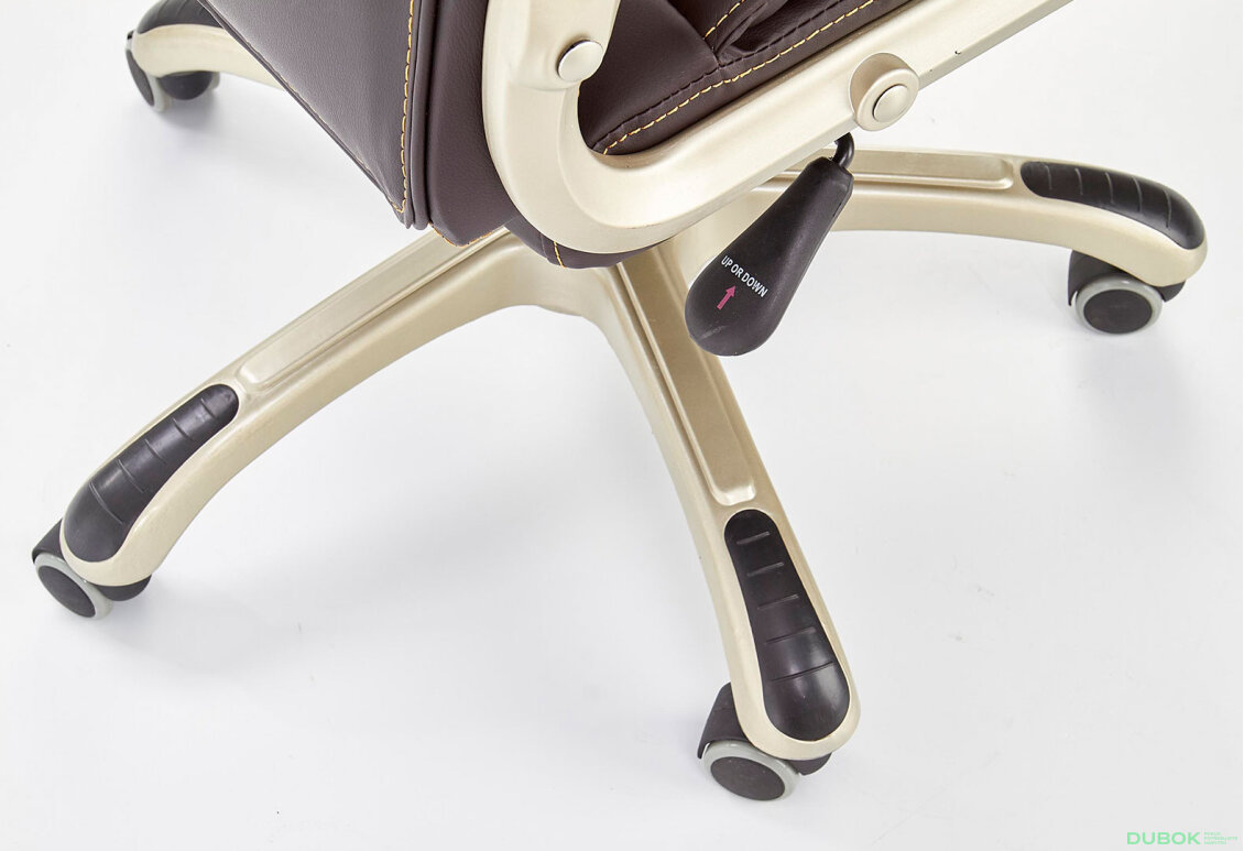 Fotografie 10 - Otočné křeslo Desmond tmavě hnědý