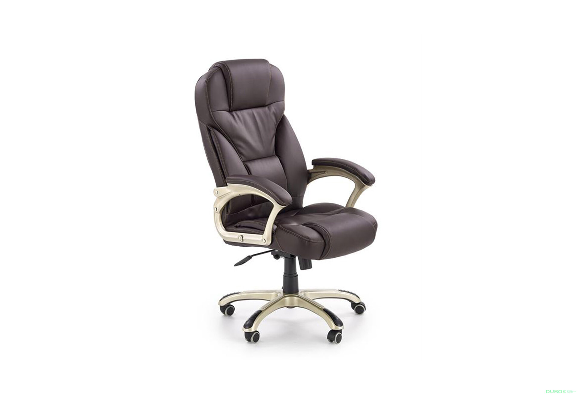 Fotografie 3 - Otočné křeslo Desmond tmavě hnědý