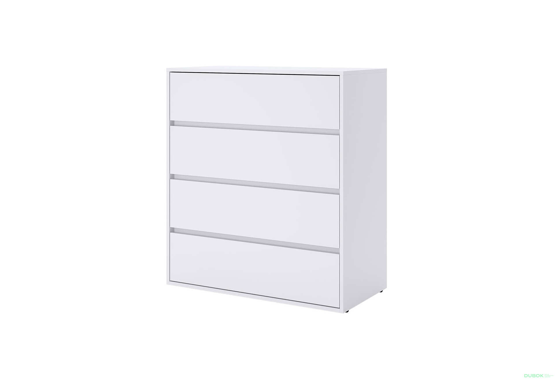 Komoda 4šx Super Mat Bílá Tibo - Fotografie 1 Fotografie 1 - Komoda 4šx Super Mat Bílá Tibo