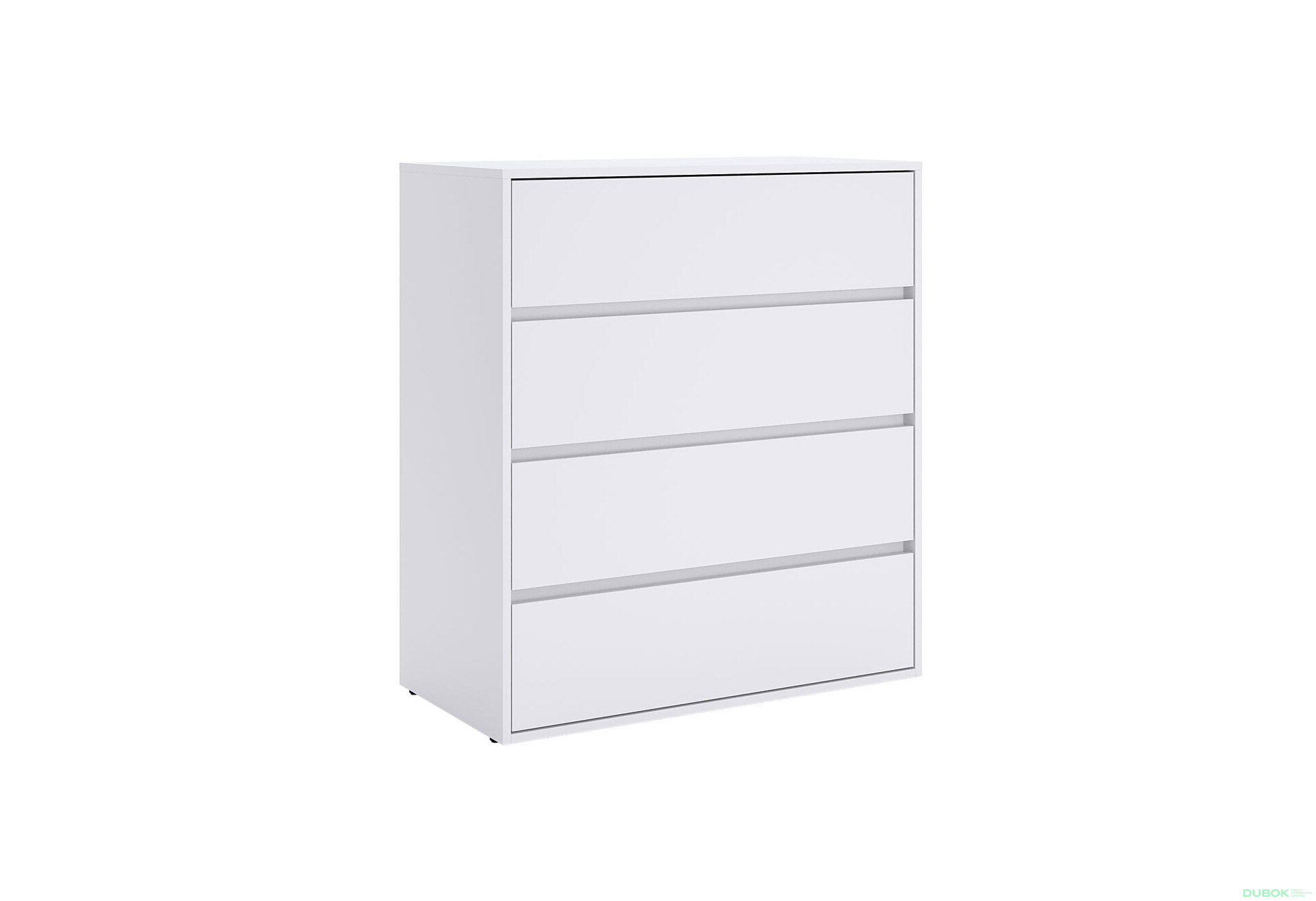 Komoda 4šx Super Mat Bílá Tibo - Fotografie 4 Fotografie 4 - Komoda 4šx Super Mat Bílá Tibo
