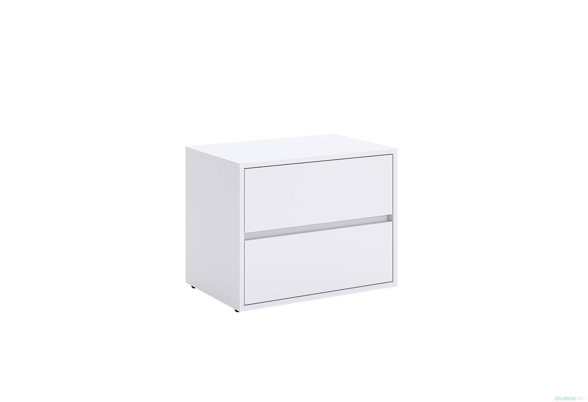 Noční stolek 2šx Super Mat Bílý Tibo - Fotografie 4 Fotografie 4 - Noční stolek 2šx Super Mat Bílý Tibo