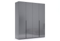 Skříň 4dv bez zrcadel Mat antracit / mat grafit Teo - Fotografie 3 Fotografie 3 - Skříň 4dv bez zrcadel Mat antracit / mat grafit Teo