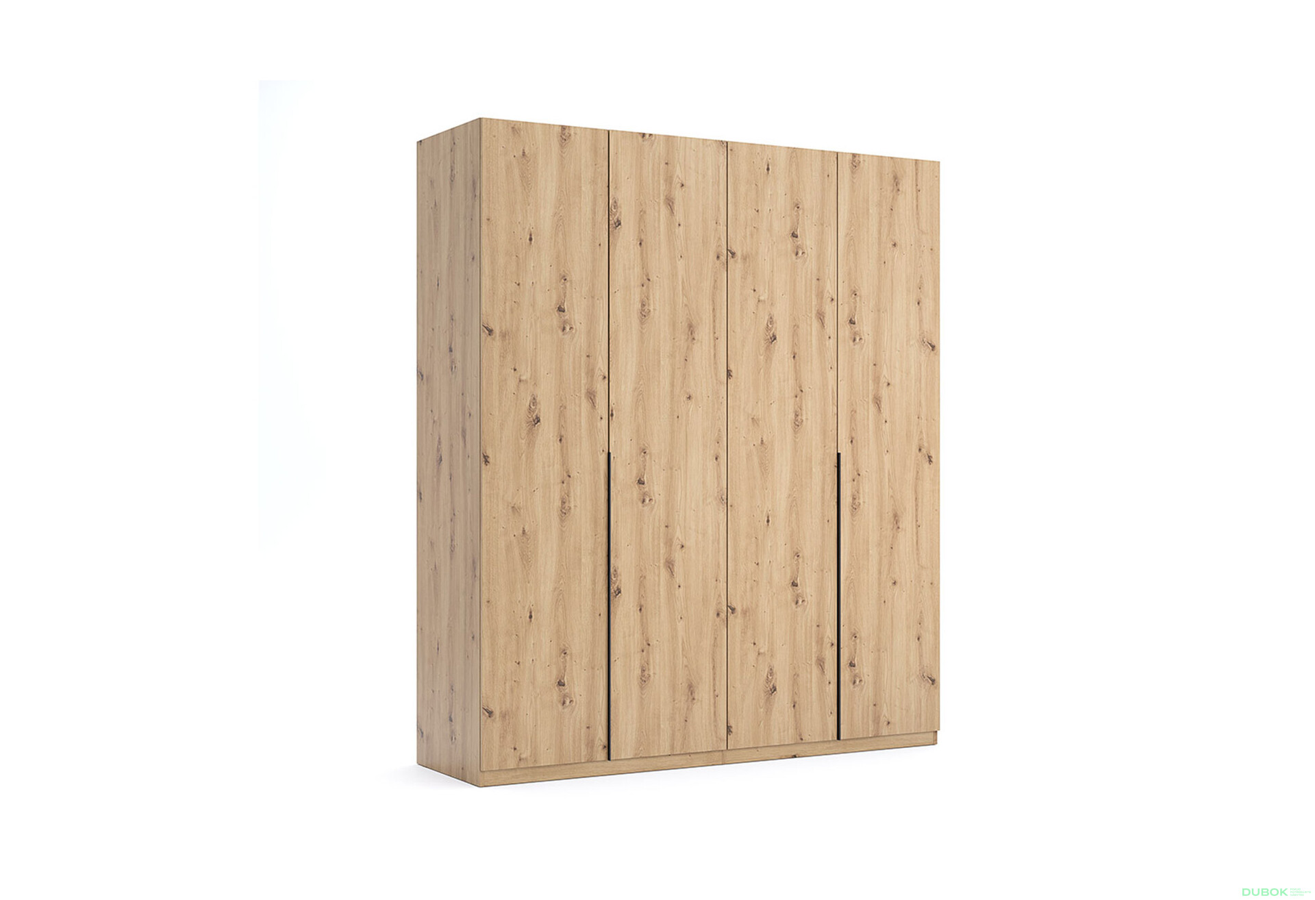 Skříň 4-dveřová bez zrcadel, série N, dub artisan Teddy - Fotografie 31 Fotografie 31 - Skříň 4-dveřová bez zrcadel, série N, dub artisan Teddy