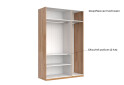 Skříň 3D se zrcadlem, série N dub kraft / Lava Ramona - Fotografie 9 Fotografie 9 - Skříň 3D se zrcadlem, série N dub kraft / Lava Ramona