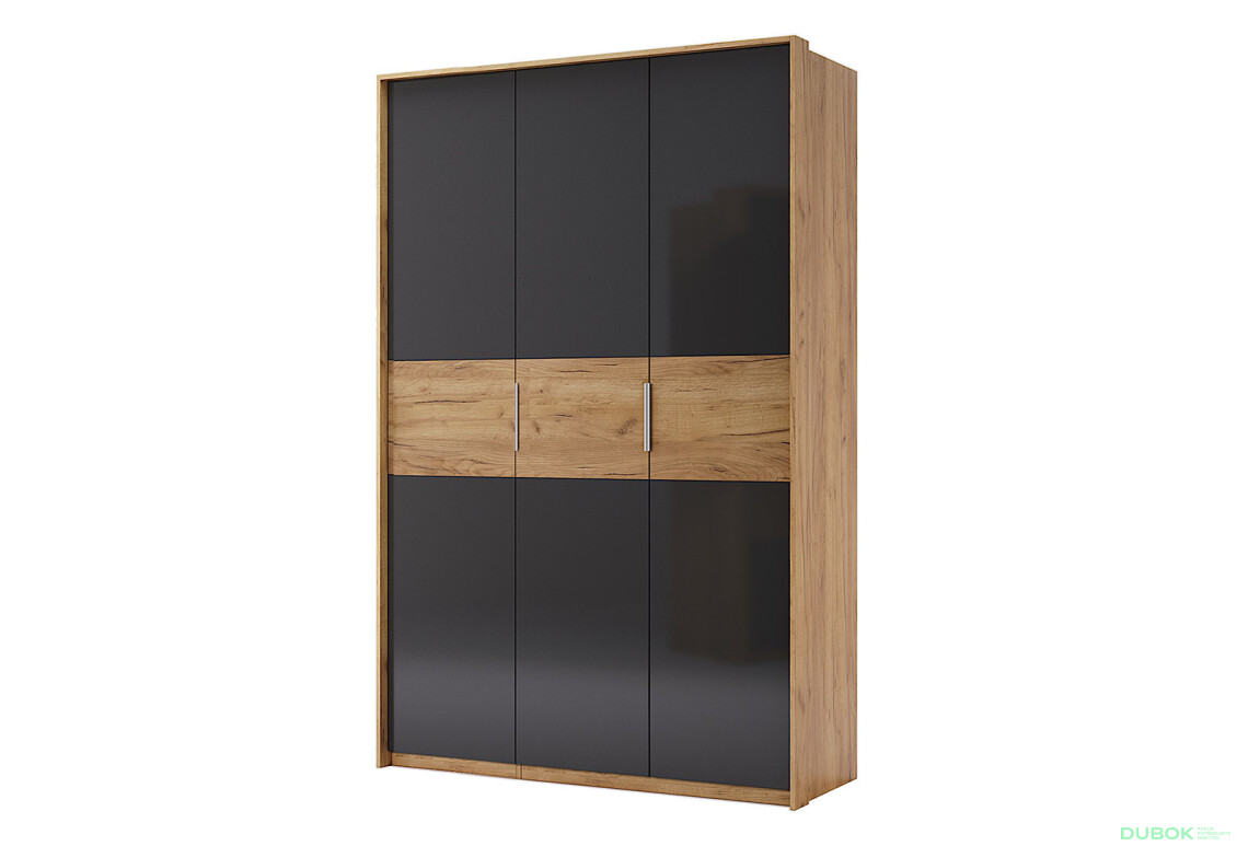 Skříň 3D bez zrcadla, série N dub kraft / Lava Ramona - Fotografie 1 Fotografie 1 - Skříň 3D bez zrcadla, série N dub kraft / Lava Ramona