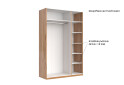Skříň 3D bez zrcadla, série N dub kraft / Lava Ramona - Fotografie 8 Fotografie 8 - Skříň 3D bez zrcadla, série N dub kraft / Lava Ramona