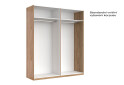 Skříň 4D se zrcadly, série N dub kraft / Lava Ramona - Fotografie 5 Fotografie 5 - Skříň 4D se zrcadly, série N dub kraft / Lava Ramona