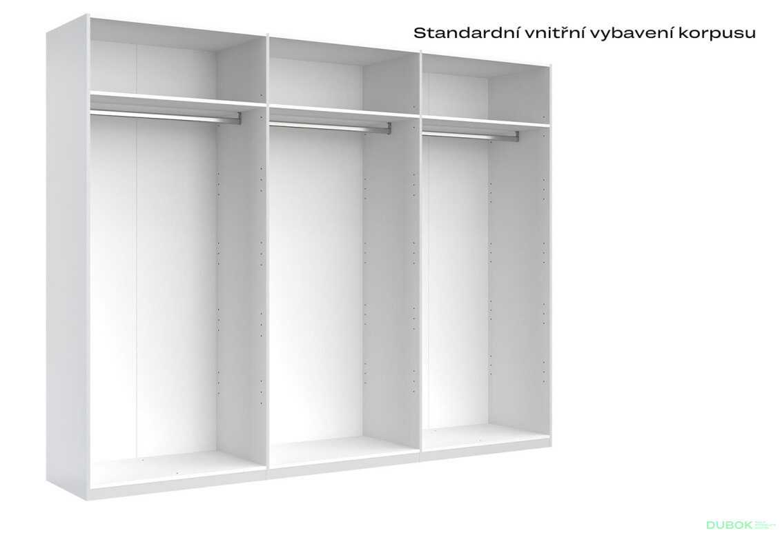 Skříň 6D se zrcadly, série N dub kraft / Lava Ramona - Fotografie 7 Fotografie 7 - Skříň 6D se zrcadly, série N dub kraft / Lava Ramona