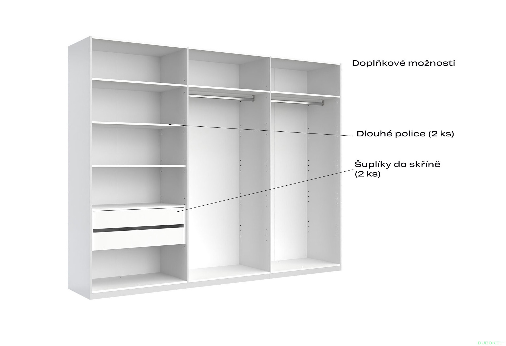 Skříň 6D bez zrcadel, série N dub kraft / Lava Ramona - Fotografie 6 Fotografie 6 - Skříň 6D bez zrcadel, série N dub kraft / Lava Ramona