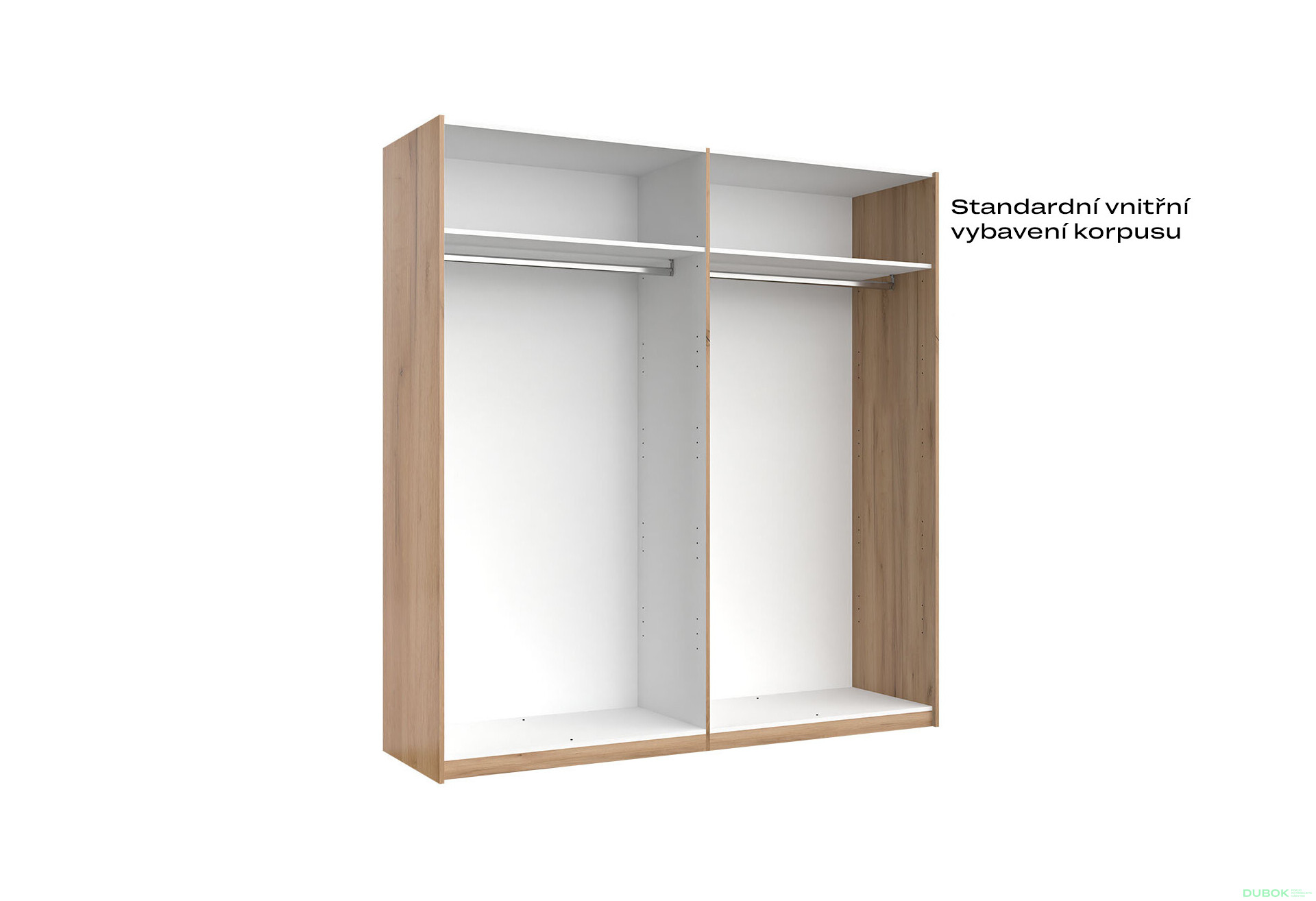 Skříň s posuvnými dveřmi 2.0x2.1 Mat Láva/Dub Kraft, série N Ramona - Fotografie 4 Fotografie 4 - Skříň s posuvnými dveřmi 2.0x2.1 Mat Láva/Dub Kraft, série N Ramona