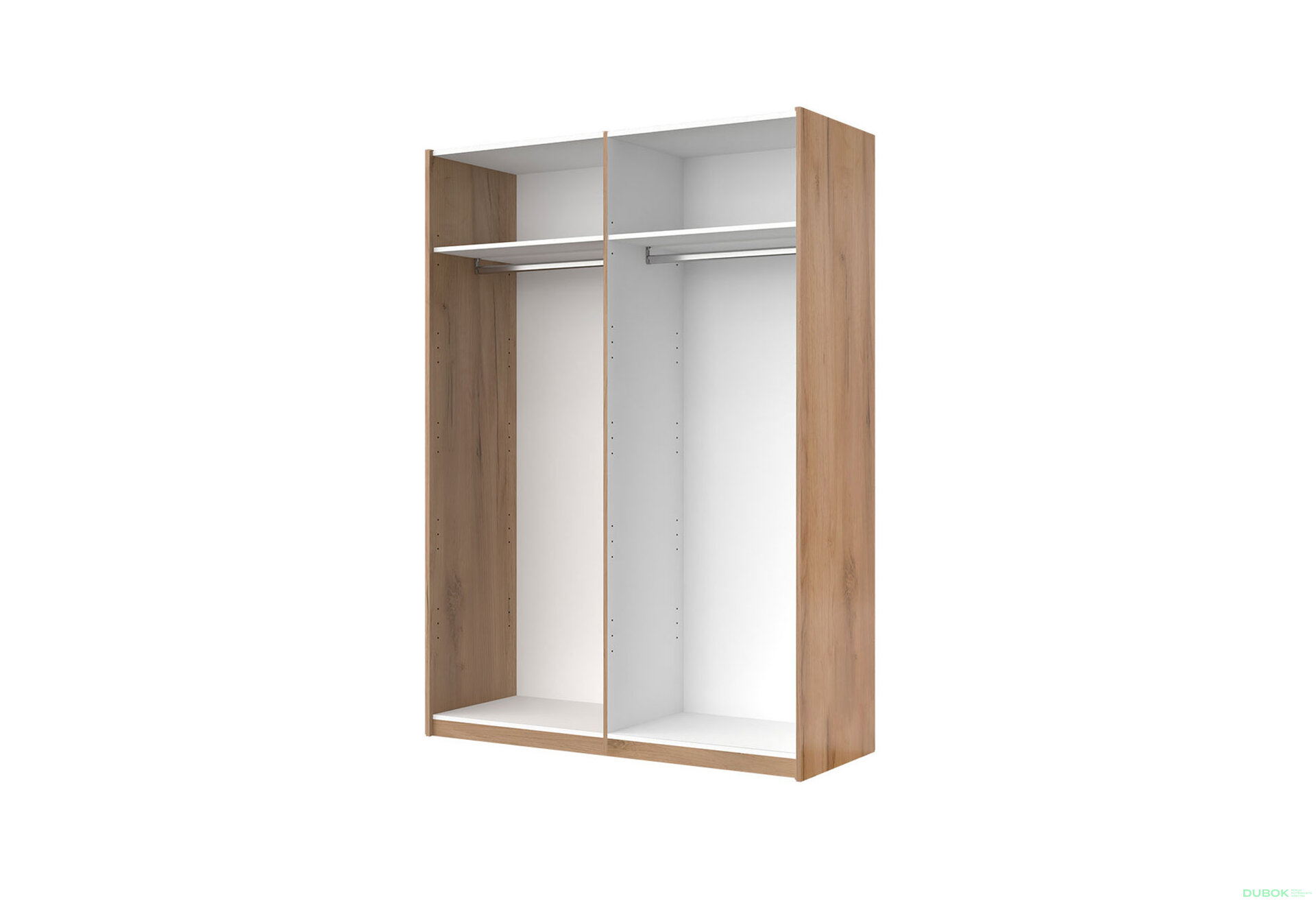 Fotografie 2 - Skříň s posuvnými dveřmi 1.5x2.1 Mat Láva/Dub Kraft, série N Ramona