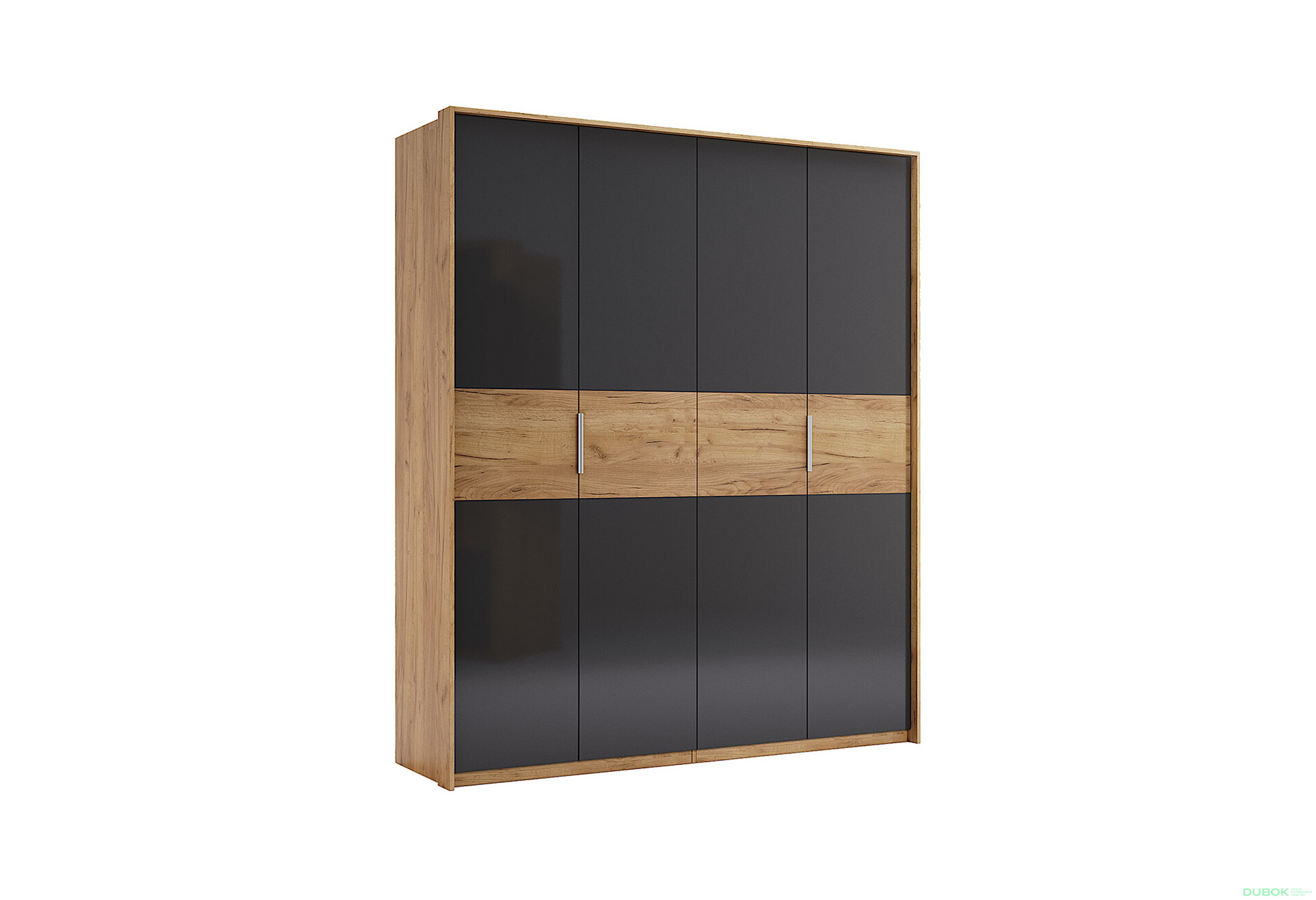 Skříň 4D bez zrcadel, série N dub kraft / Lava Ramona - Fotografie 2 Fotografie 2 - Skříň 4D bez zrcadel, série N dub kraft / Lava Ramona