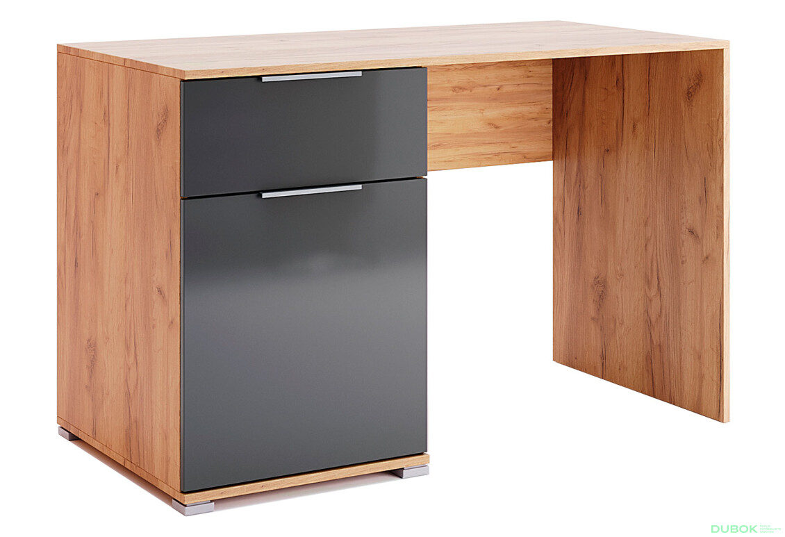Psací stůl 1d1š dub kraft / Lava Ramona - Fotografie 1 Fotografie 1 - Psací stůl 1d1š dub kraft / Lava Ramona