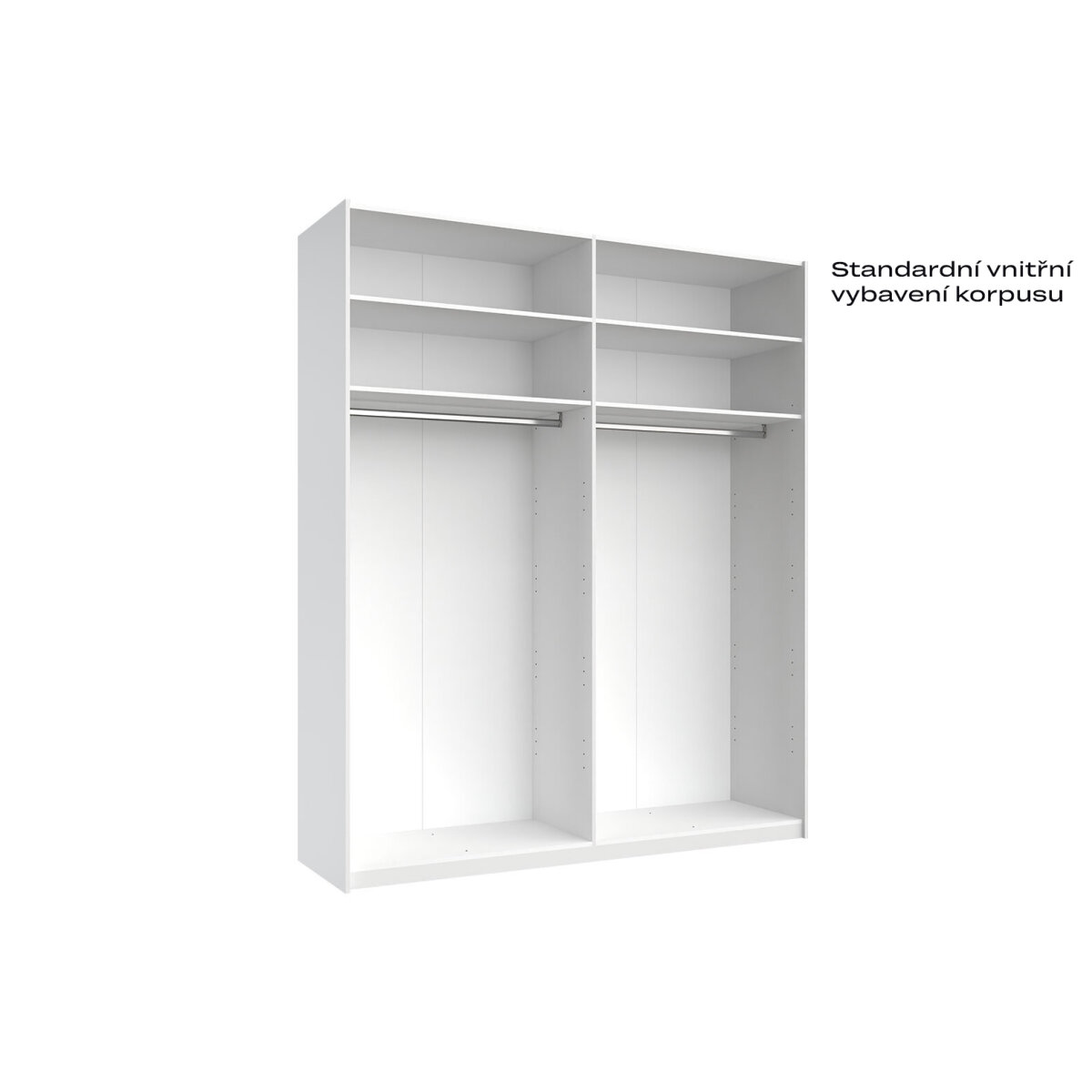 

Skříň s posuvnými dveřmi 2.0x2.4 m, šedý lesk / zrcadlo Megy