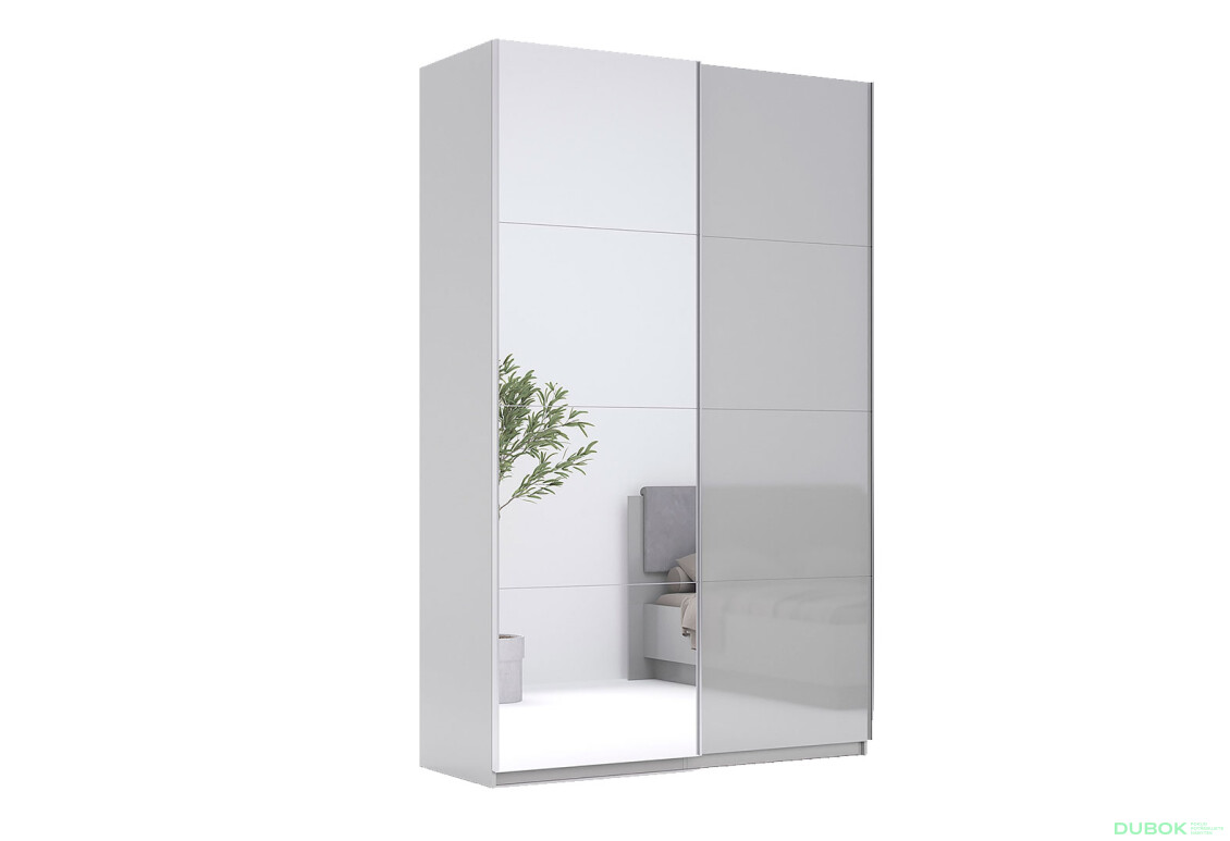 Fotografie 3 - Skříň s posuvnými dveřmi 1,5x2,4 m lesklá / zrcadlo Megy