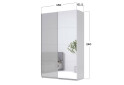 Fotografie 4 - Skříň s posuvnými dveřmi 1,5x2,4 m lesklá / zrcadlo Megy