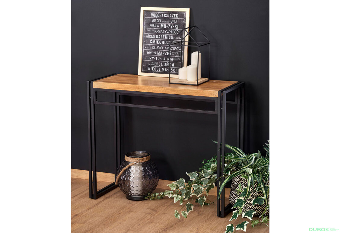 Fotografie 2 - Toaletní stolek Bolivar KN1 zlatý dub / černý