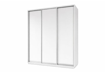 Skříň s posuvnými dveřmi 2200x2700x600 3LTD nymphaea alba, profil stříbrný