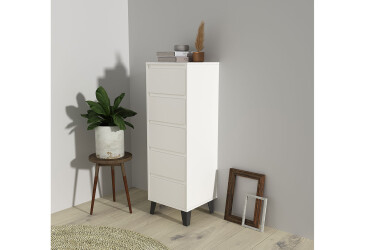 Komoda Borg 5s/40 bílá