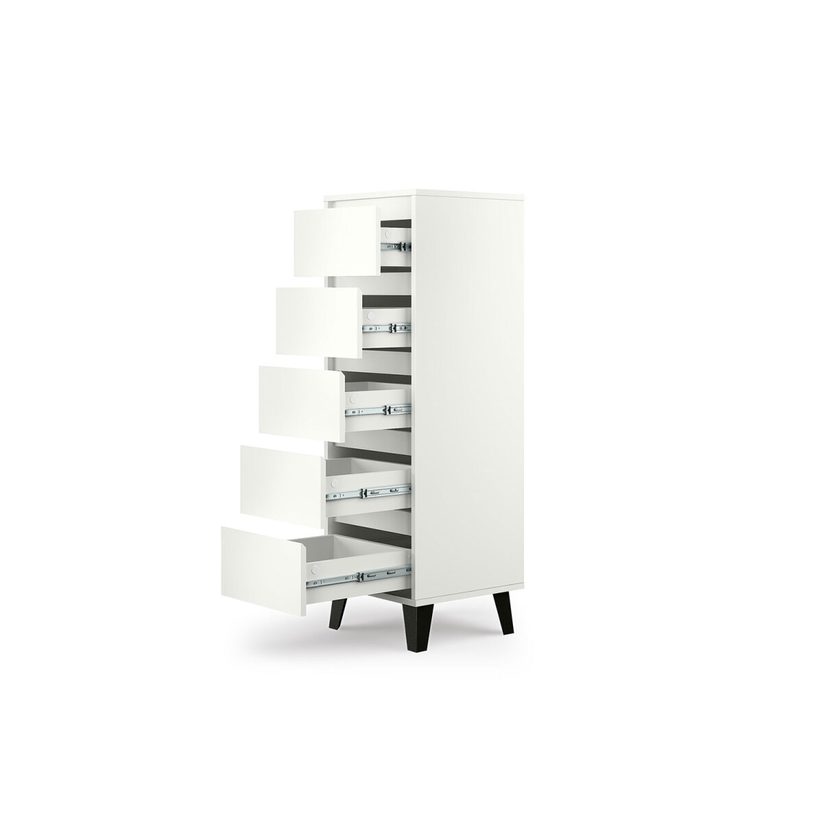 Komoda Borg 5s/40 bílá (obrázek 3)