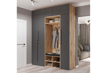 Předsíň 200 cm dub appalačský / grafit Space