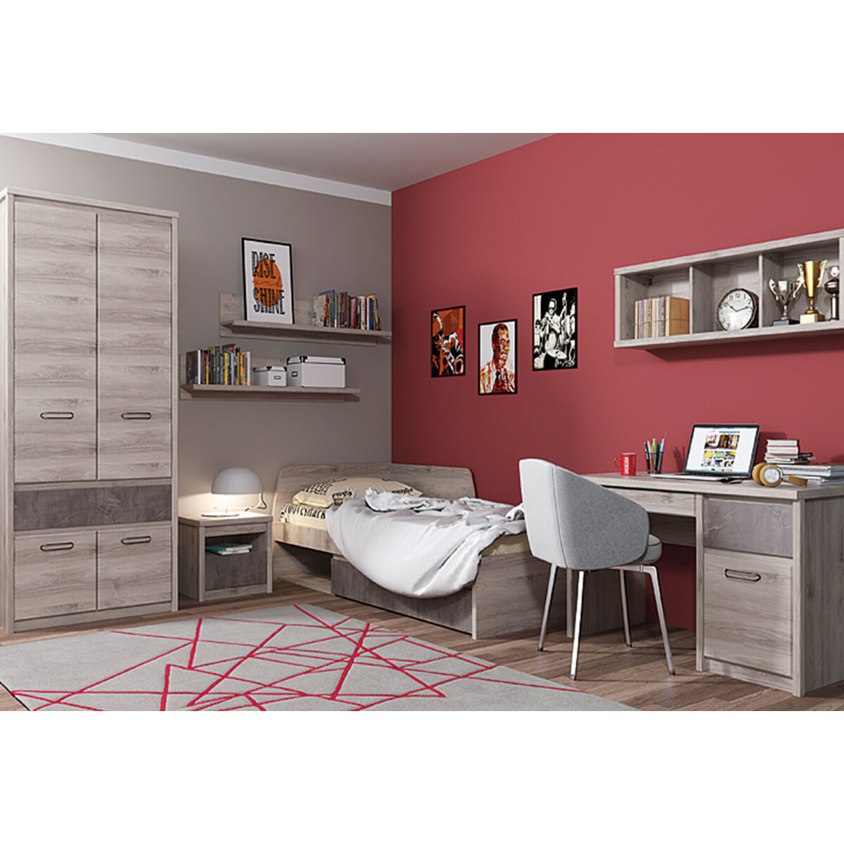 

Dětská sestava II kaštan nairobi / onyx Jazz