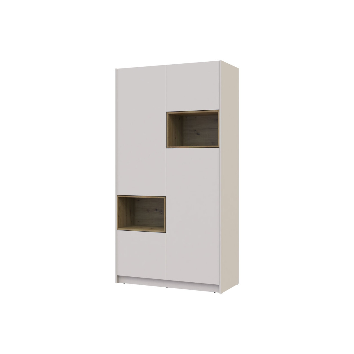 

Skříň Dale 2D s výklenkem 115.2х52х220 cm kašmír / dub artisan