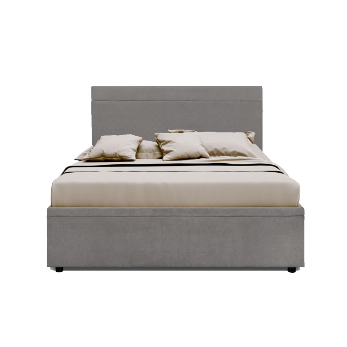 

Postel Fro Pik 160x200 s roštem, úložným prostorem Mono 246, šedá