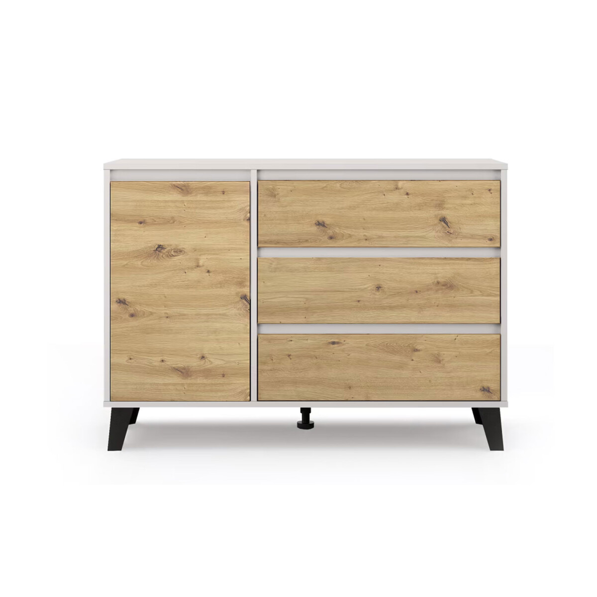 

Komoda Borg 1d3s kašmír / dub artisan