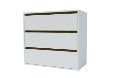 Komoda Idea K 760/800/3š nymphaea alba / dub artisan