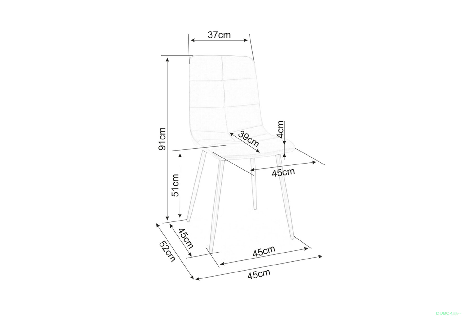 Fotografie 7 - Židle Ivo Velvet světle šedý Bluvel 03, kov černá matná