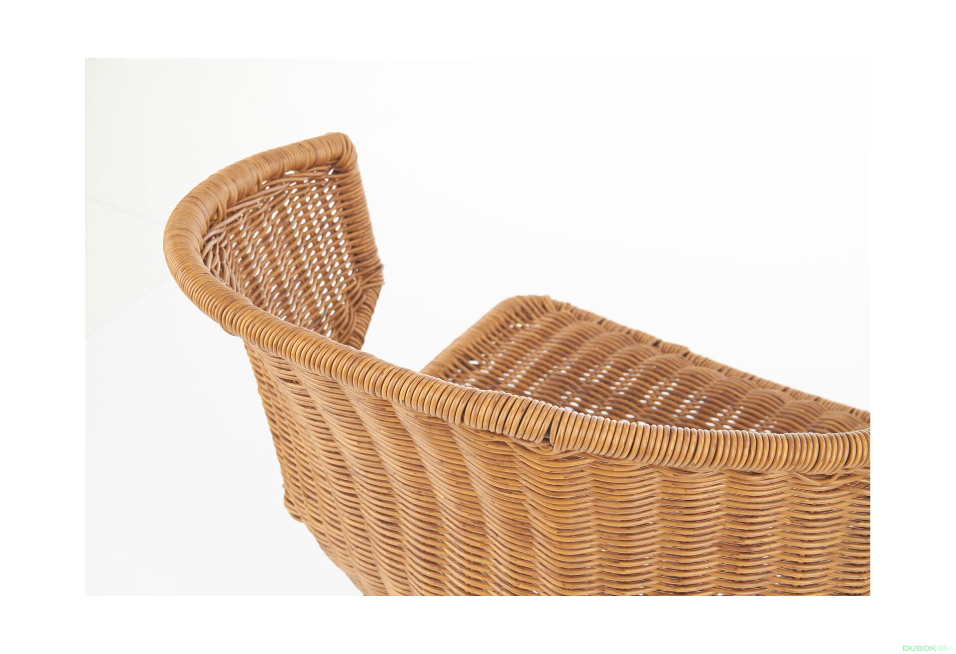 Fotografie 12 - Židle K407 černý kov / přírodní ratan