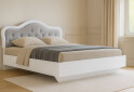 Fotografie 2 - Postel 160 bez rámu, bílá Luiza