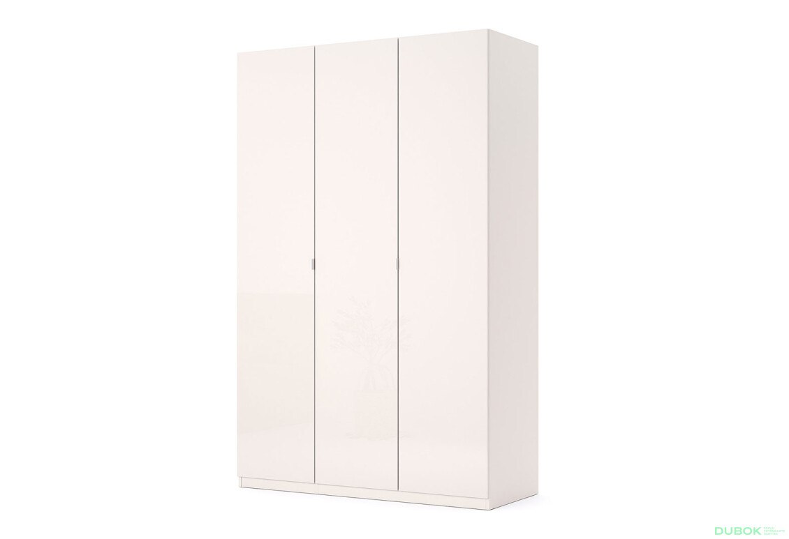 Skříň 3dveřová bez zrcadel Lesklý kašmír série N Lily - Fotografie 1 Fotografie 1 - Skříň 3dveřová bez zrcadel Lesklý kašmír série N Lily