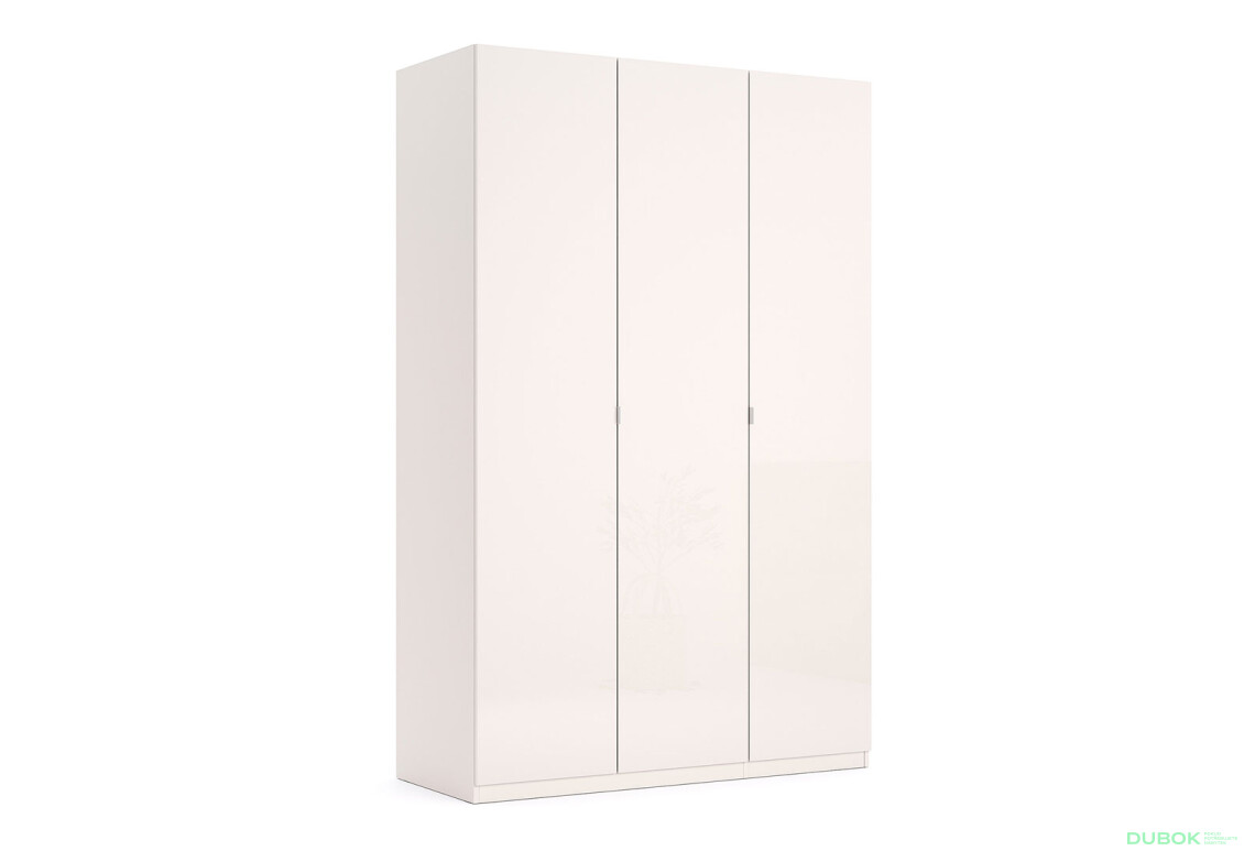 Skříň 3dveřová bez zrcadel Lesklý kašmír série N Lily - Fotografie 3 Fotografie 3 - Skříň 3dveřová bez zrcadel Lesklý kašmír série N Lily