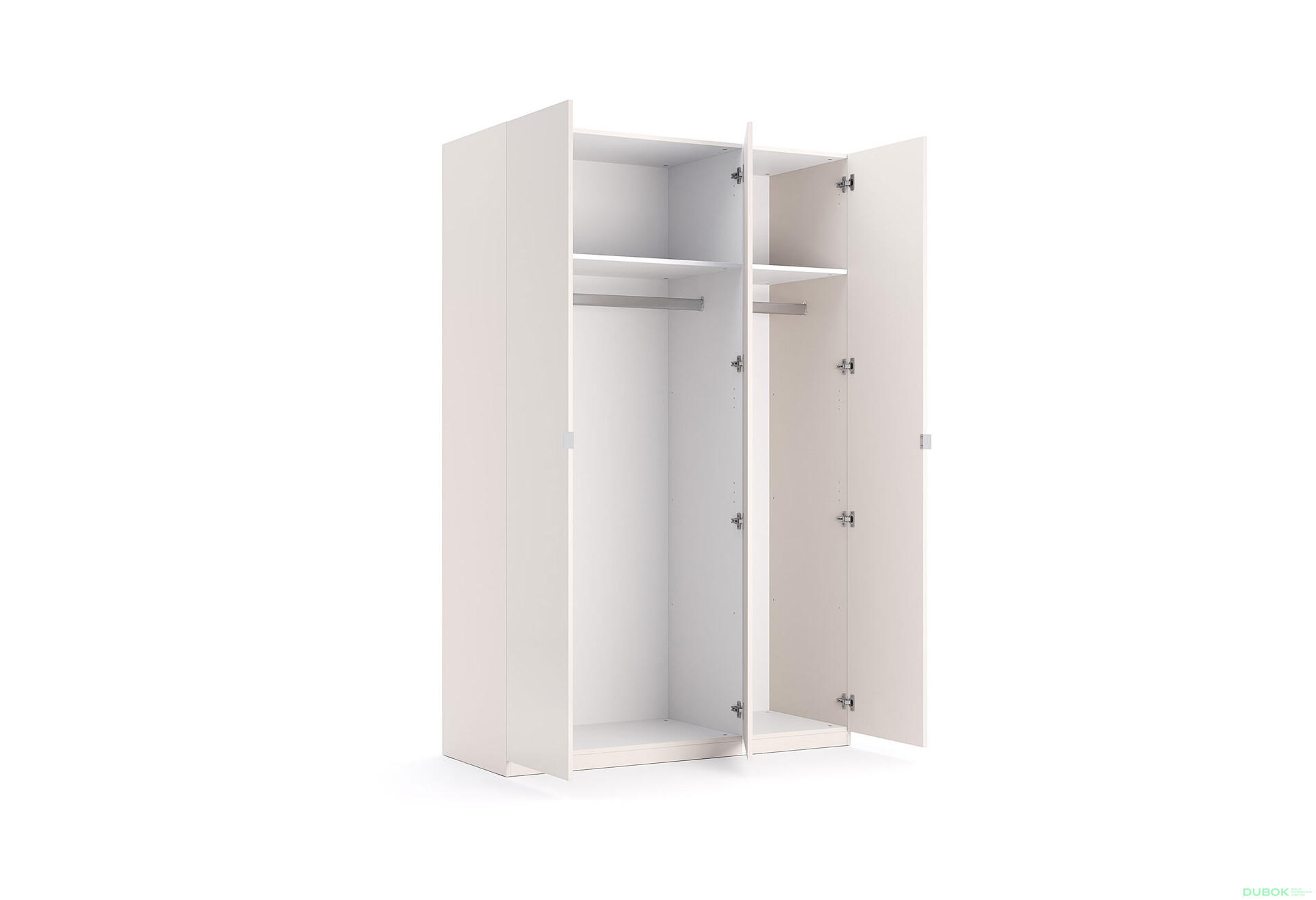 Skříň 3dveřová bez zrcadel Lesklý kašmír série N Lily - Fotografie 2 Fotografie 2 - Skříň 3dveřová bez zrcadel Lesklý kašmír série N Lily