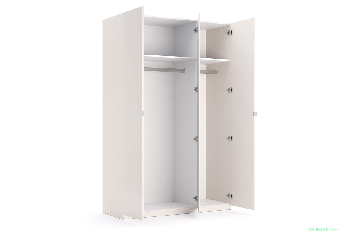 Skříň 3dveřová bez zrcadel Lesklý kašmír série N Lily - Fotografie 2 Fotografie 2 - Skříň 3dveřová bez zrcadel Lesklý kašmír série N Lily