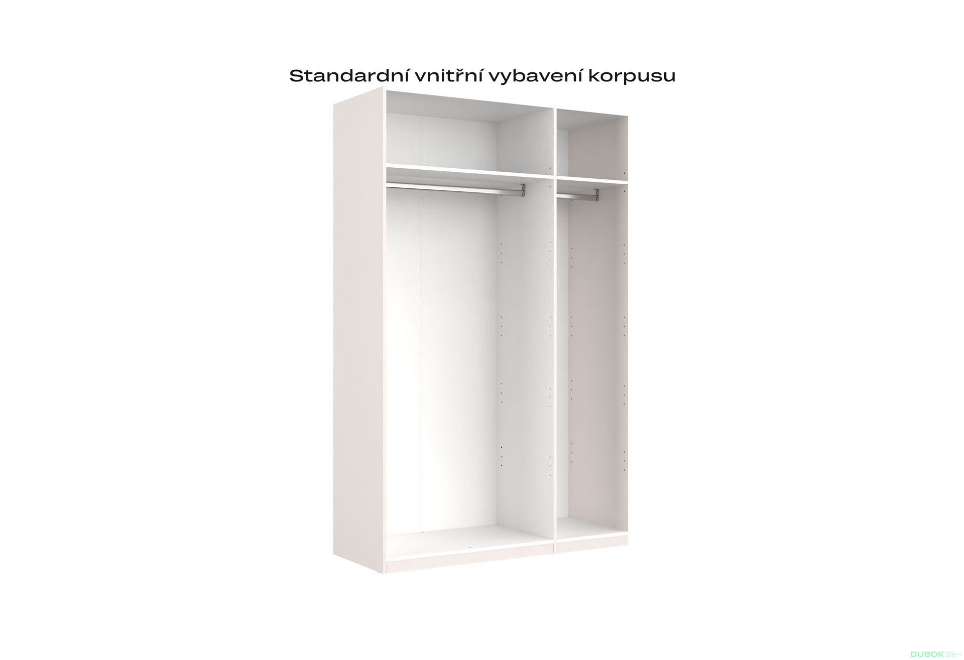 Skříň 3dveřová bez zrcadel Lesklý kašmír série N Lily - Fotografie 6 Fotografie 6 - Skříň 3dveřová bez zrcadel Lesklý kašmír série N Lily