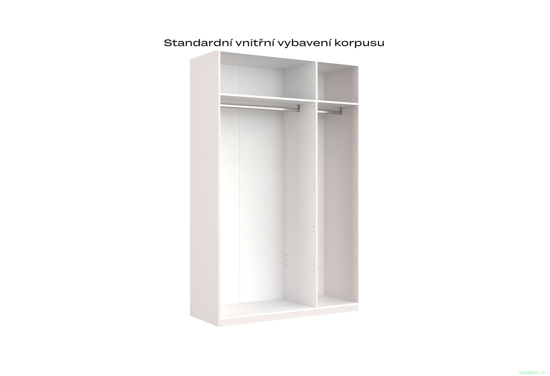Fotografie 5 - Skříň 3dveřová bez zrcadel Lesklý kašmír série N Lily