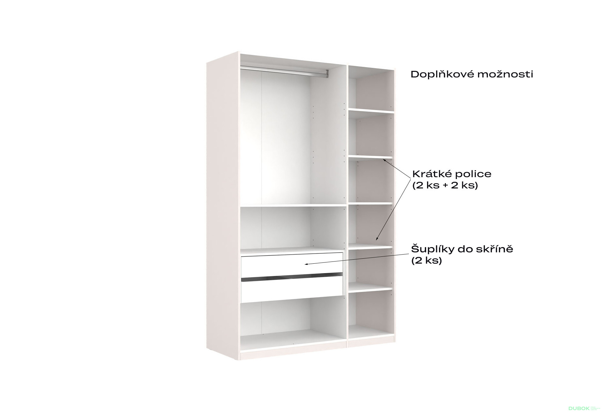 Skříň 3dveřová bez zrcadel Lesklý kašmír série N Lily - Fotografie 12 Fotografie 12 - Skříň 3dveřová bez zrcadel Lesklý kašmír série N Lily