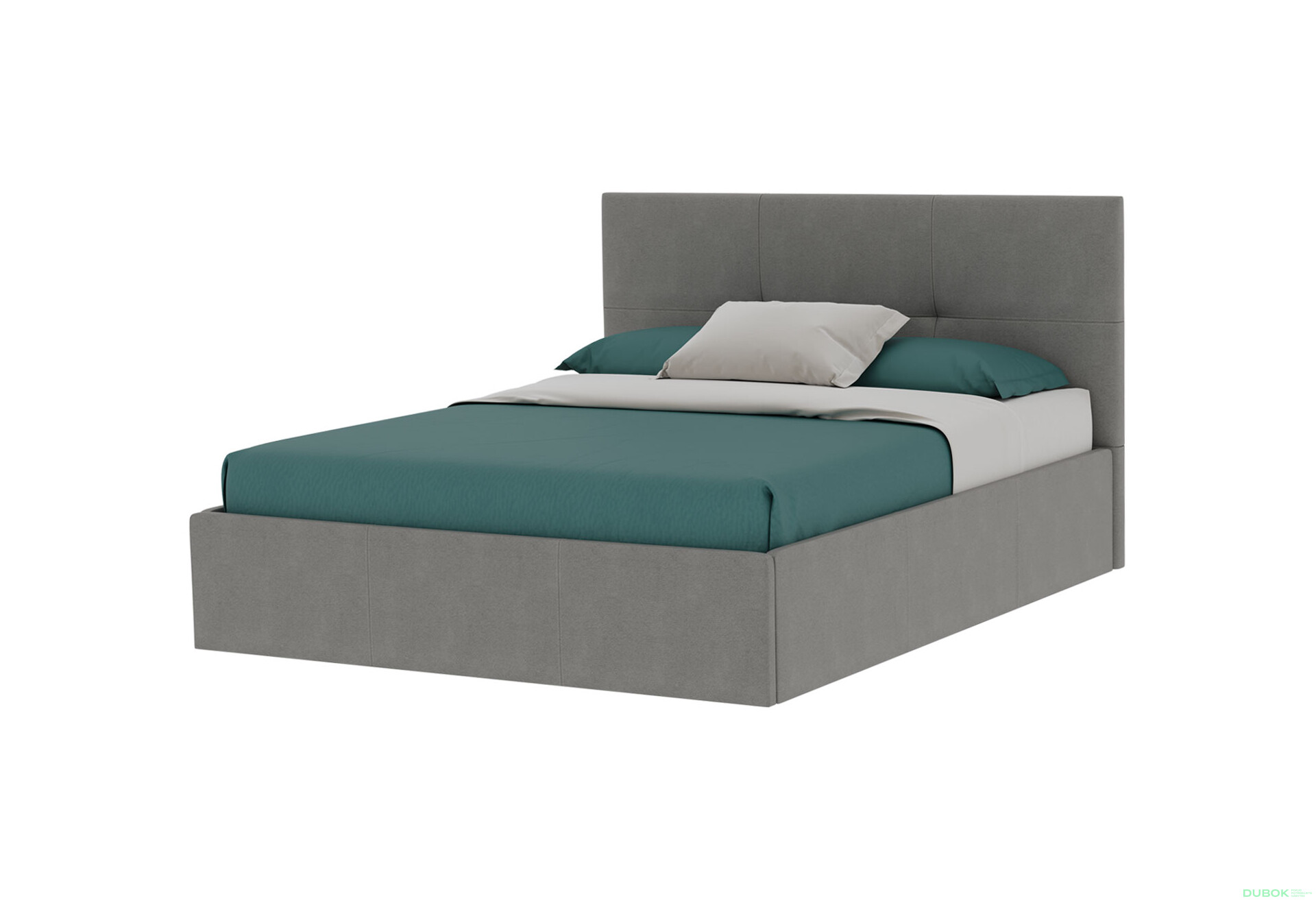 Čalouněná postel 180, šedá Lily - Fotografie 1 Fotografie 1 - Čalouněná postel 180, šedá Lily